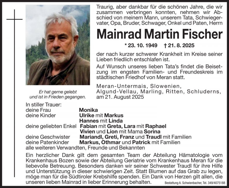Medien: Mainrad Martin Fischer