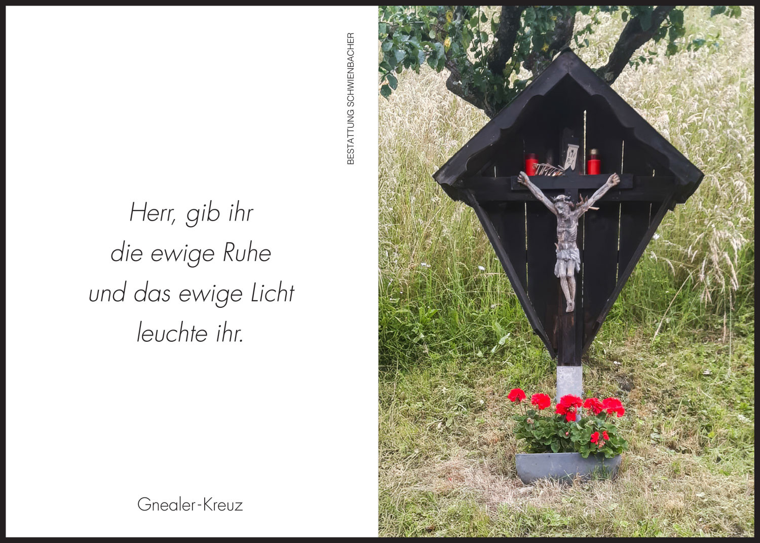 Sterbebild: Rosemarie Kuen Wwe. Egger