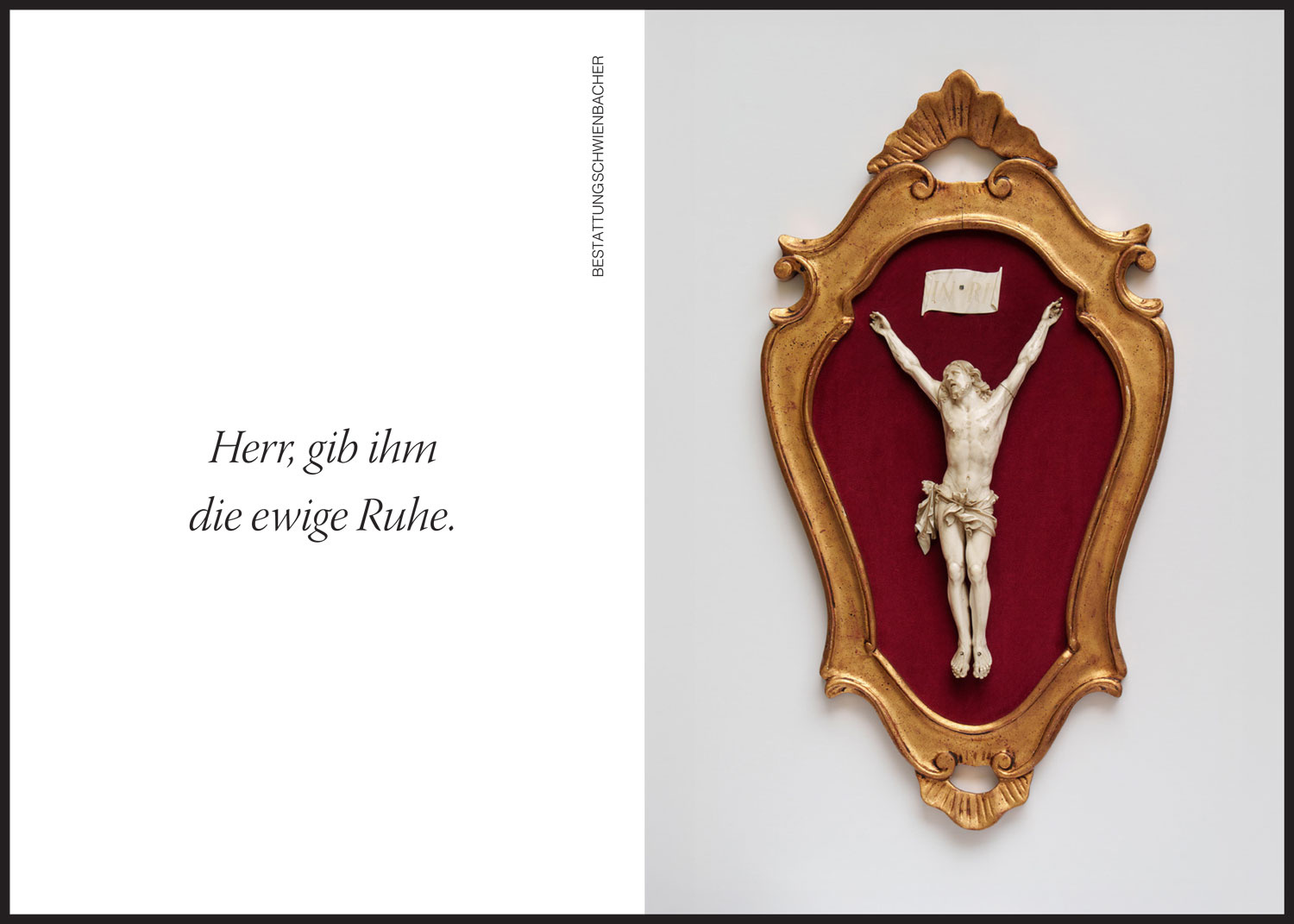 Sterbebild: Richard Haller