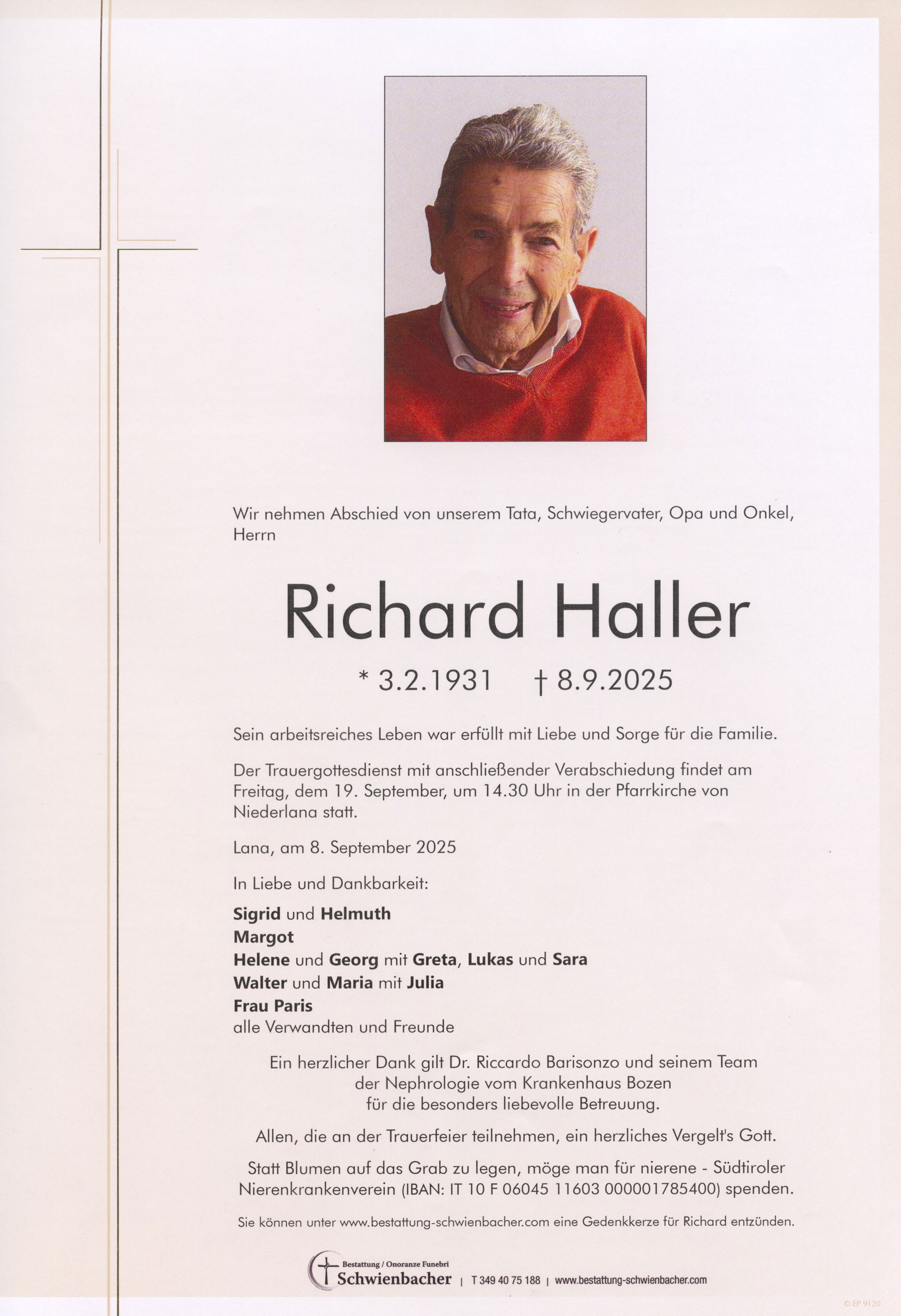 Parte: Richard Haller 