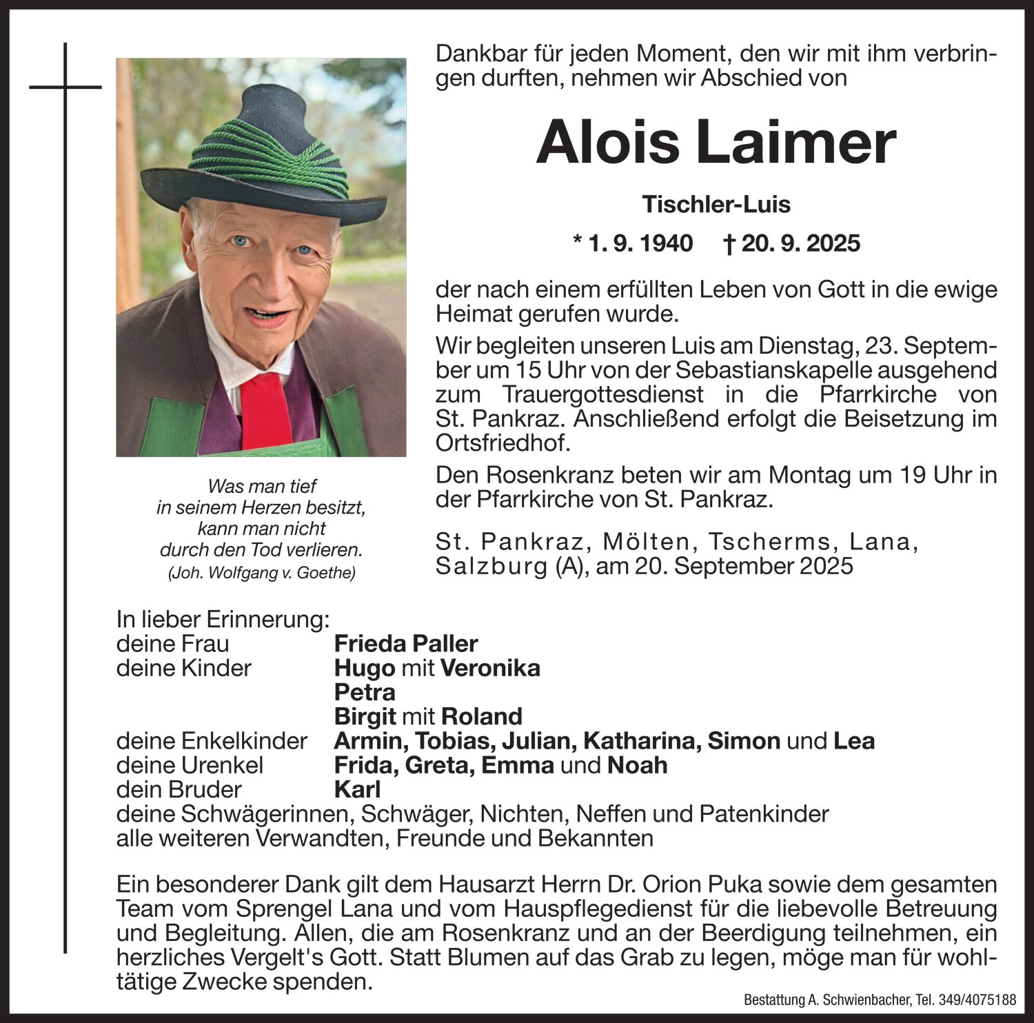 Medien: Alois Laimer