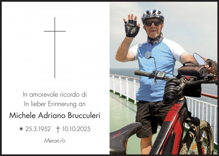 Sterbebild: Michele Adriano Brucculeri