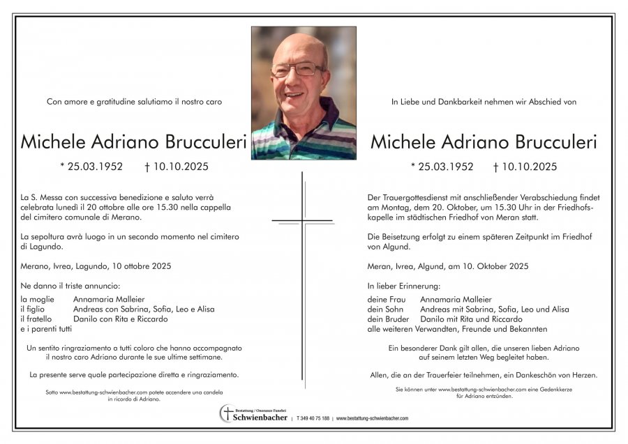 Parte: Michele Adriano Brucculeri