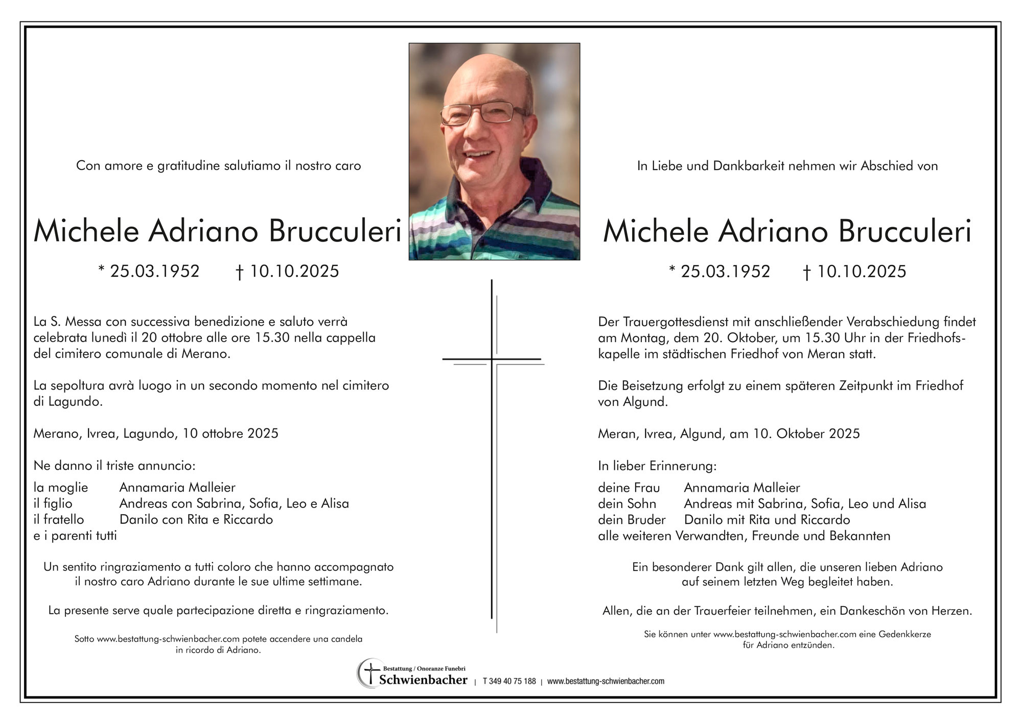 Parte: Michele Adriano Brucculeri 