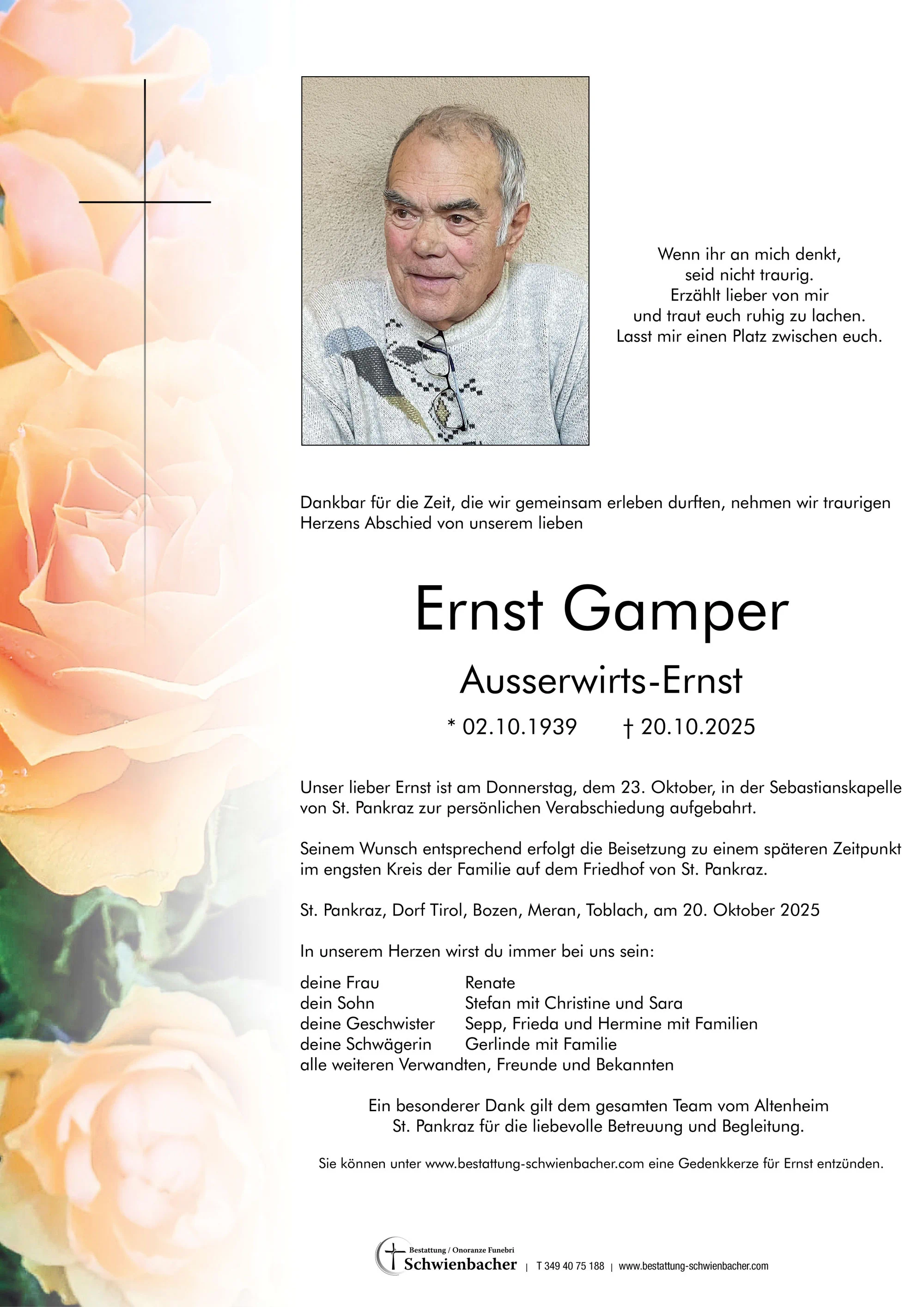 Parte: Ernst Gamper 