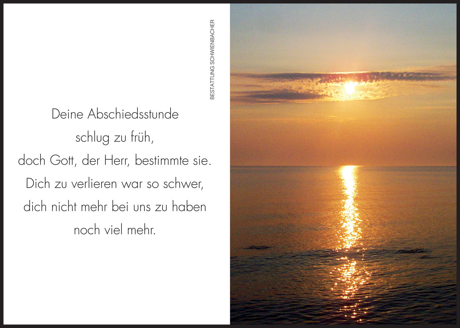 Sterbebild: Elmar Santer