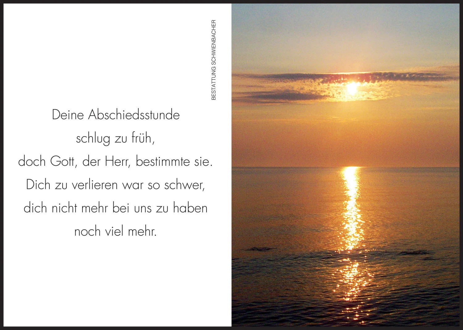 Sterbebild: Elmar Santer
