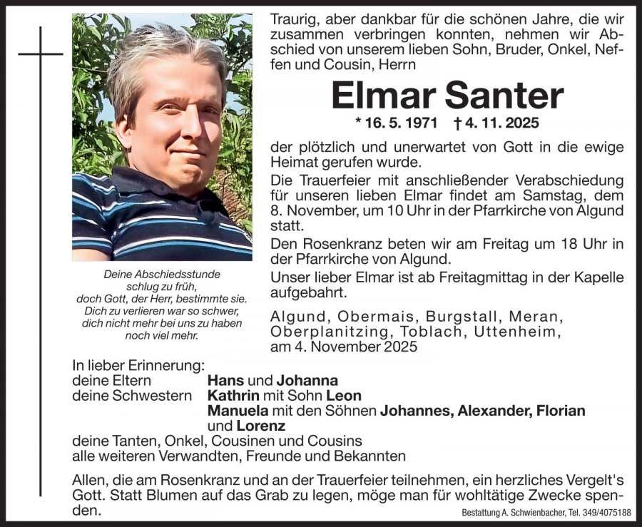 Medien: Elmar Santer