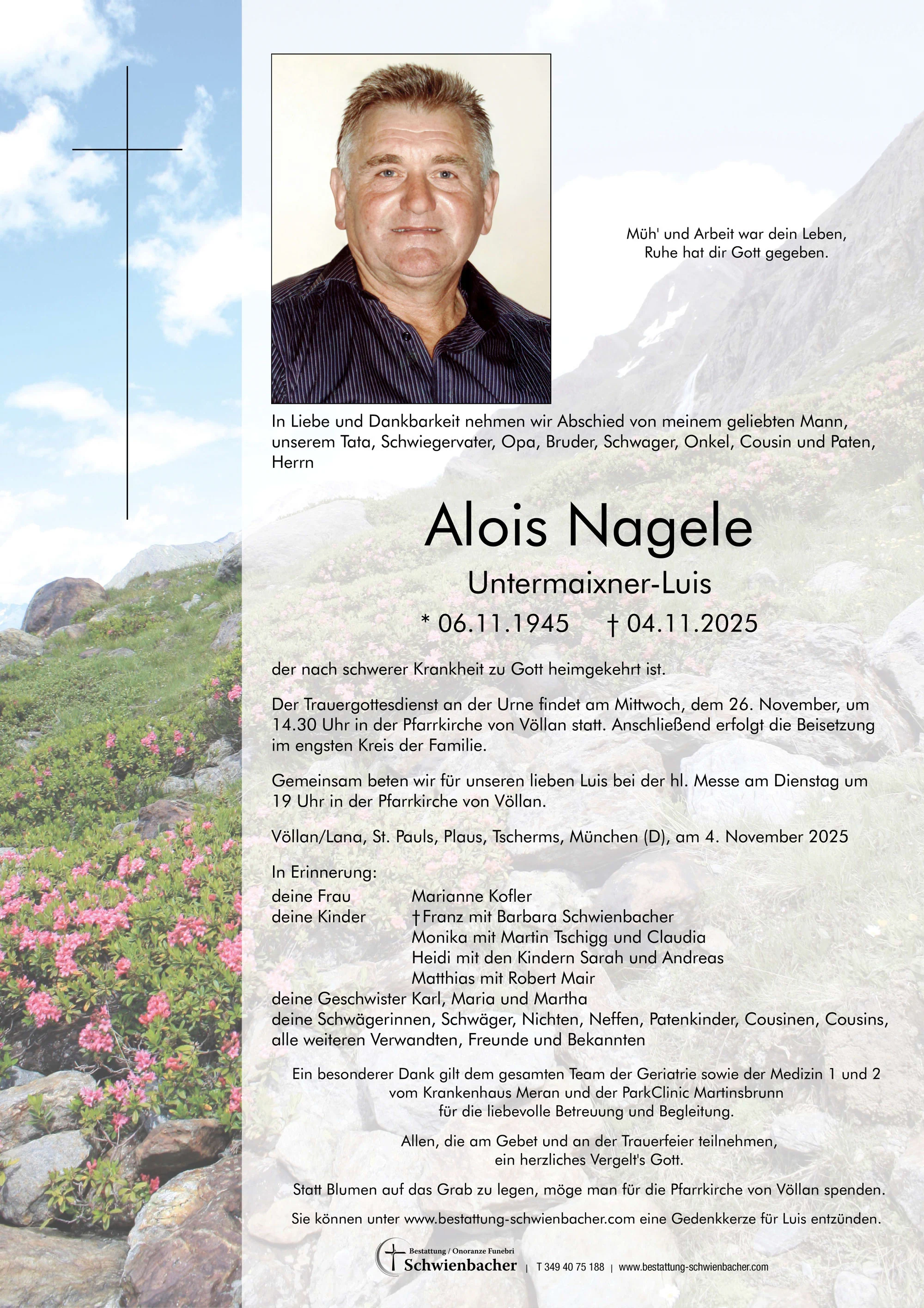 Parte: Alois Nagele