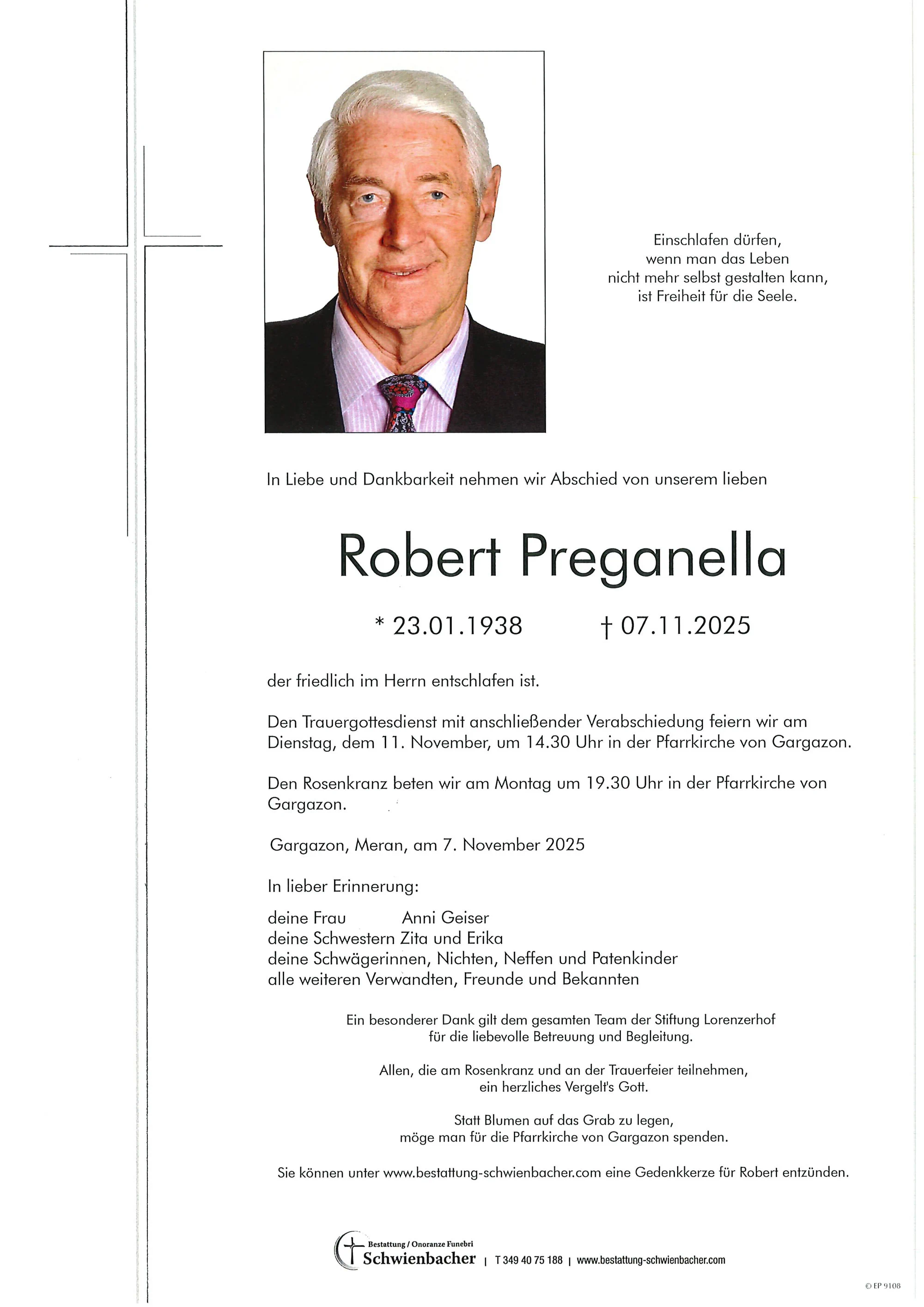 Parte: Robert Preganella 