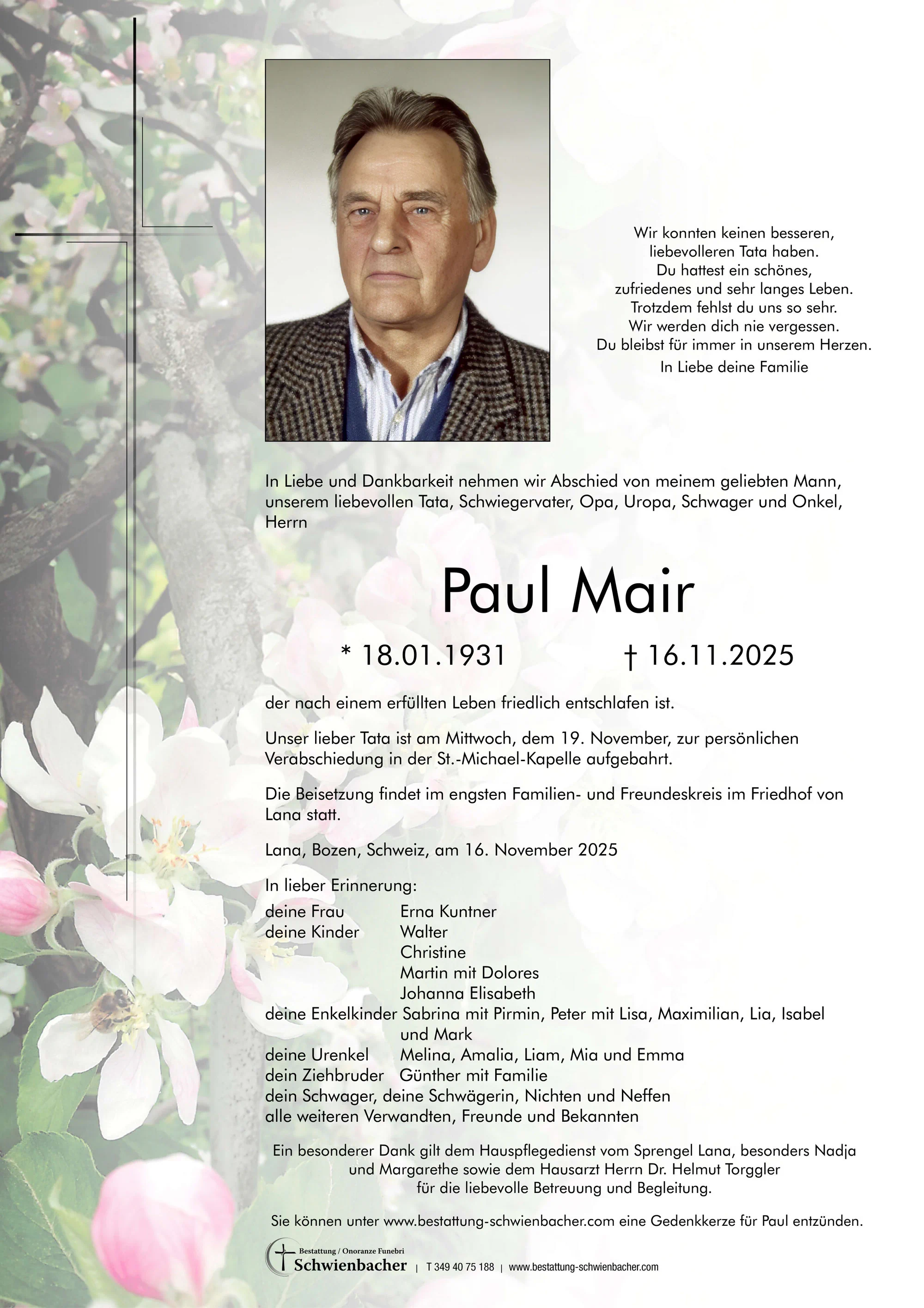 Parte: Paul Mair