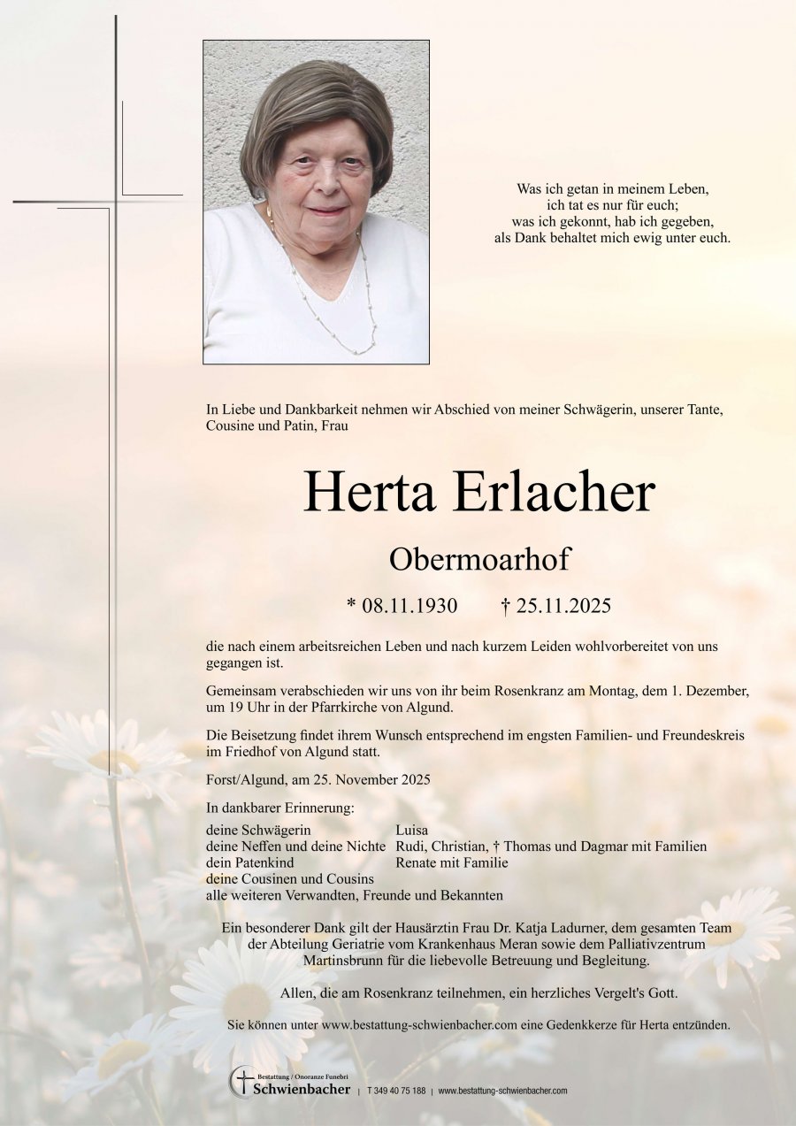 Parte: Herta Erlacher