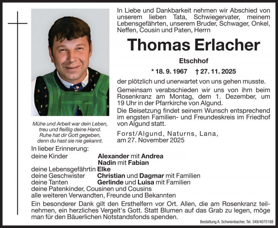 Medien: Thomas Erlacher