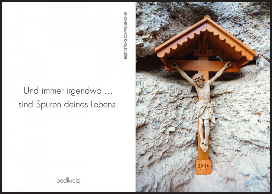 Sterbebild: Franz Gruber