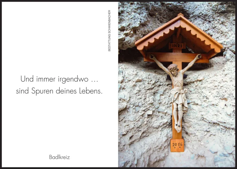 Sterbebild: Franz Gruber