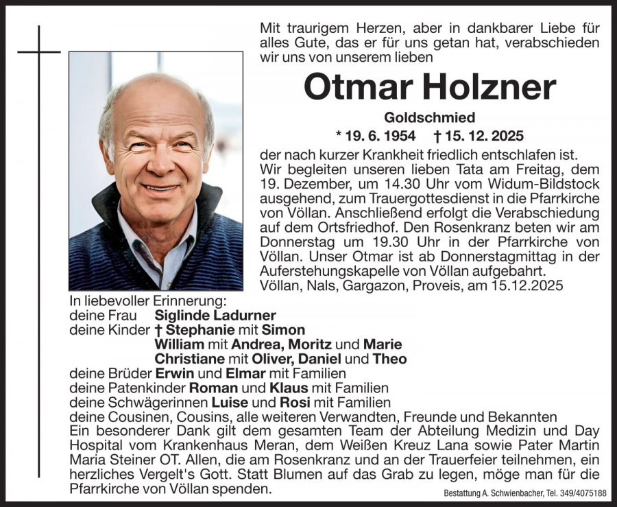Medien: Otmar Holzner