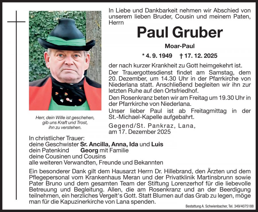 Medien: Paul Gruber