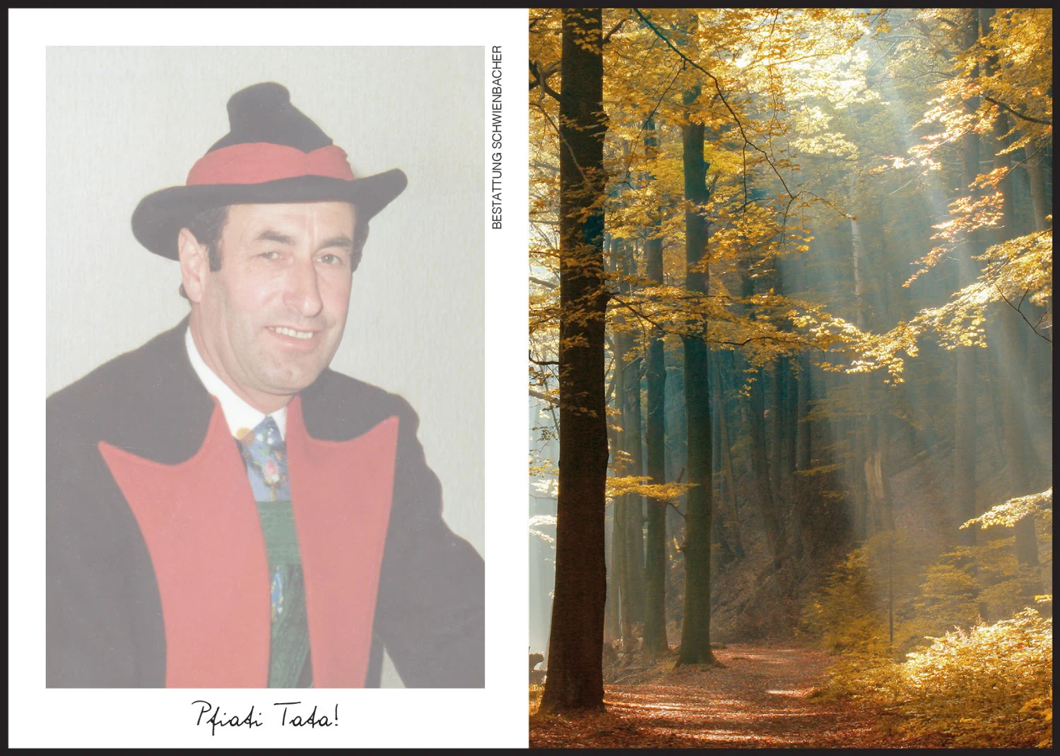 Sterbebild: Josef Schwabl
