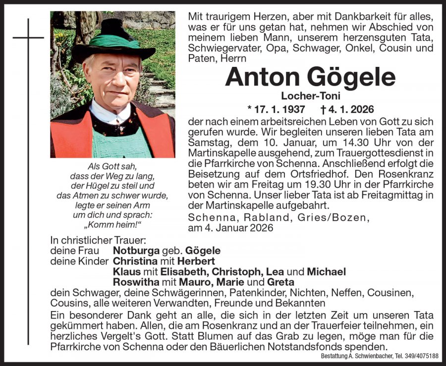 Medien: Anton Gögele