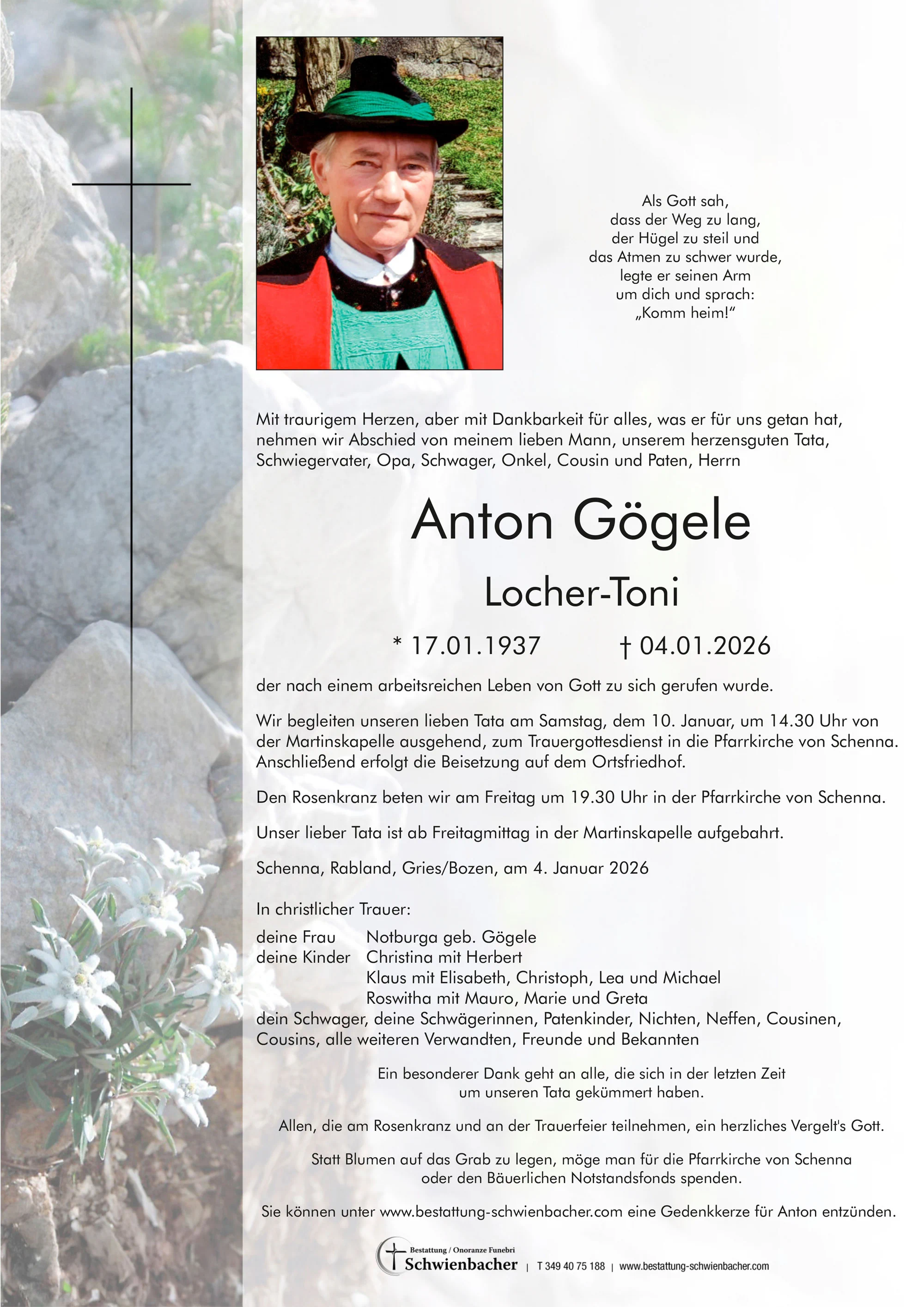 Parte: Anton Gögele