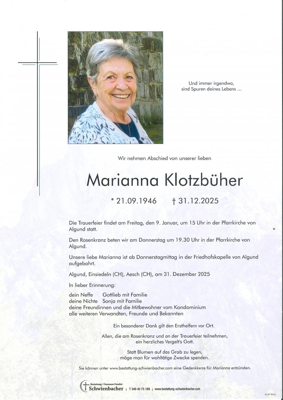 Parte: Marianna Klotzbüher