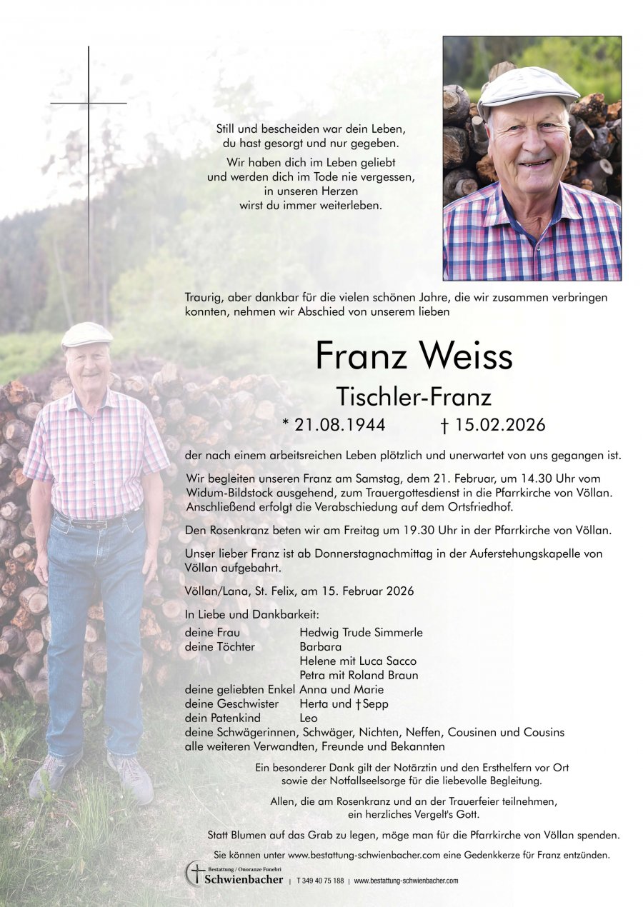 Parte: Franz Weiss