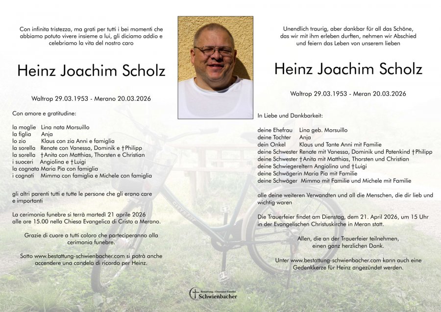 Parte: Heinz Joachim Scholz