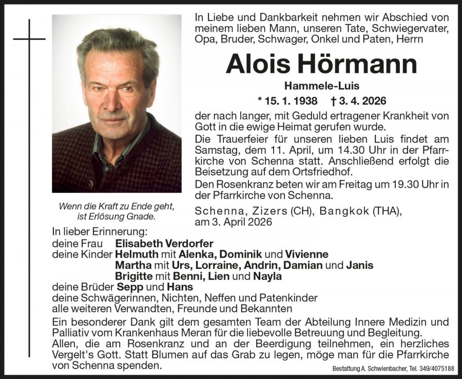 Medien: Alois Hörmann