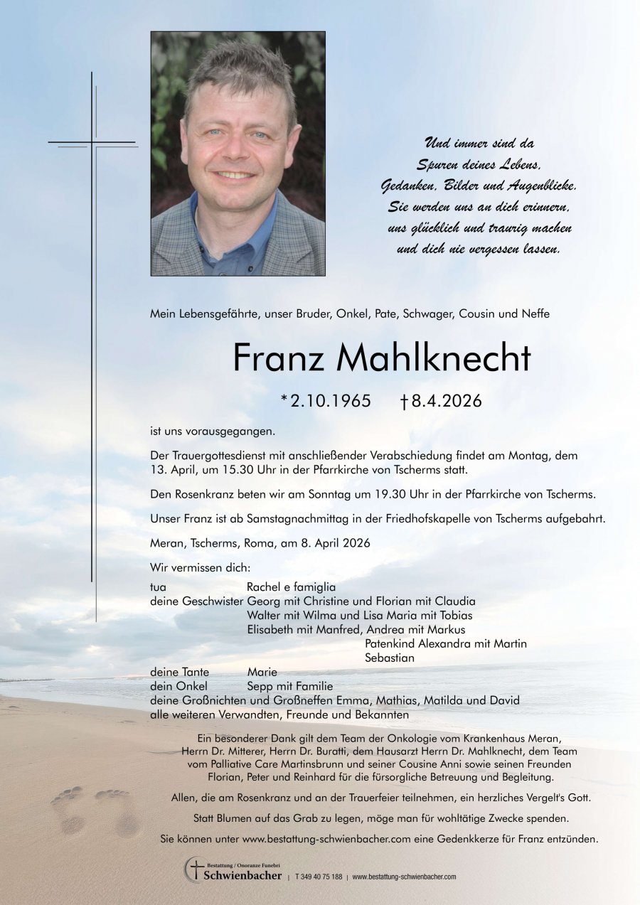 Parte: Franz Mahlknecht
