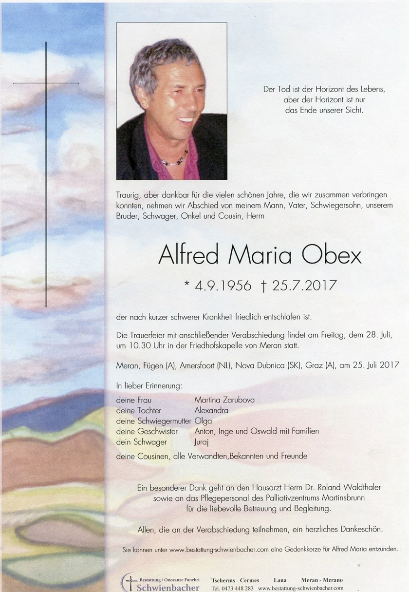Parte: Alfred Maria Obex