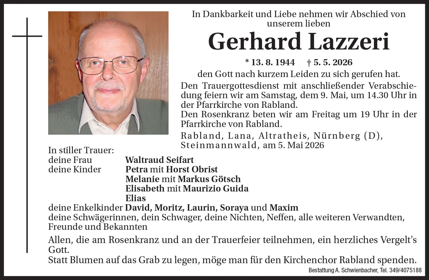 Medien: Gerhard Lazzeri