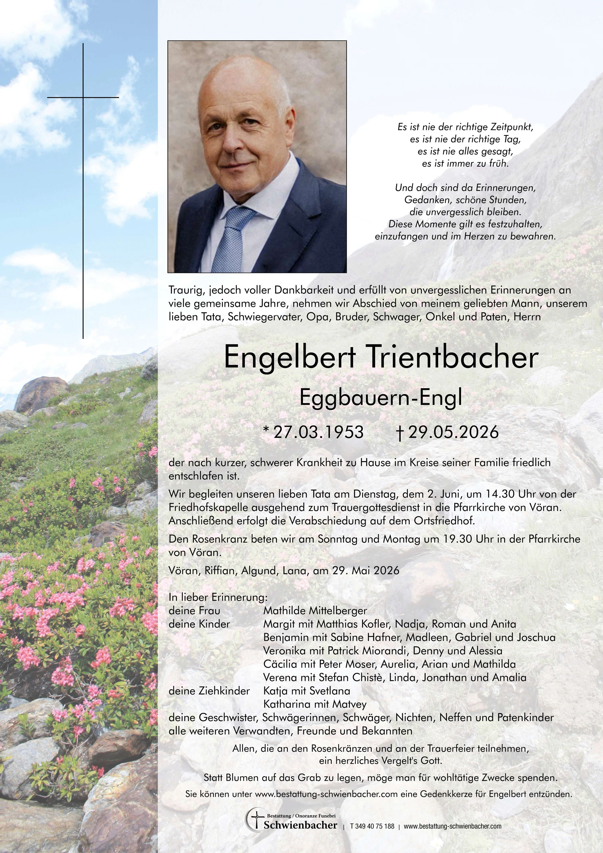 Parte: Engelbert Trientbacher 