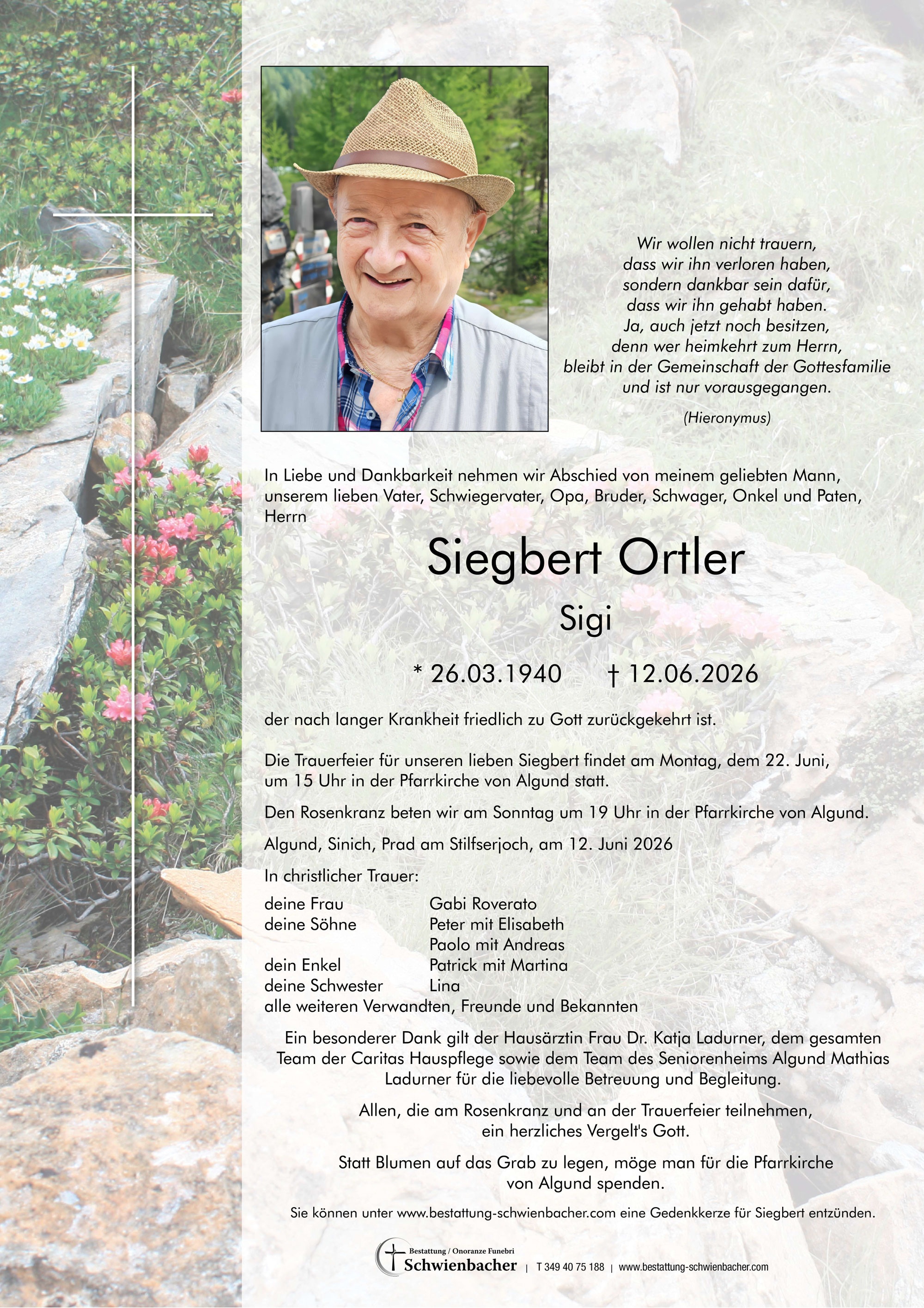 Parte: Siegbert Ortler 