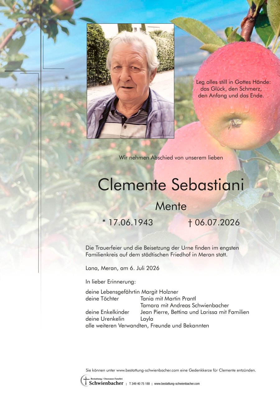 Parte: Clemente Sebastiani