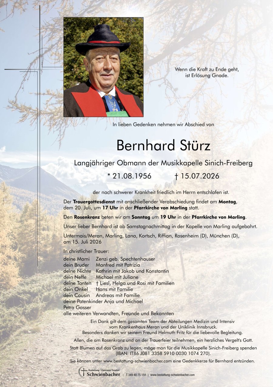 Parte: Bernhard Stürz