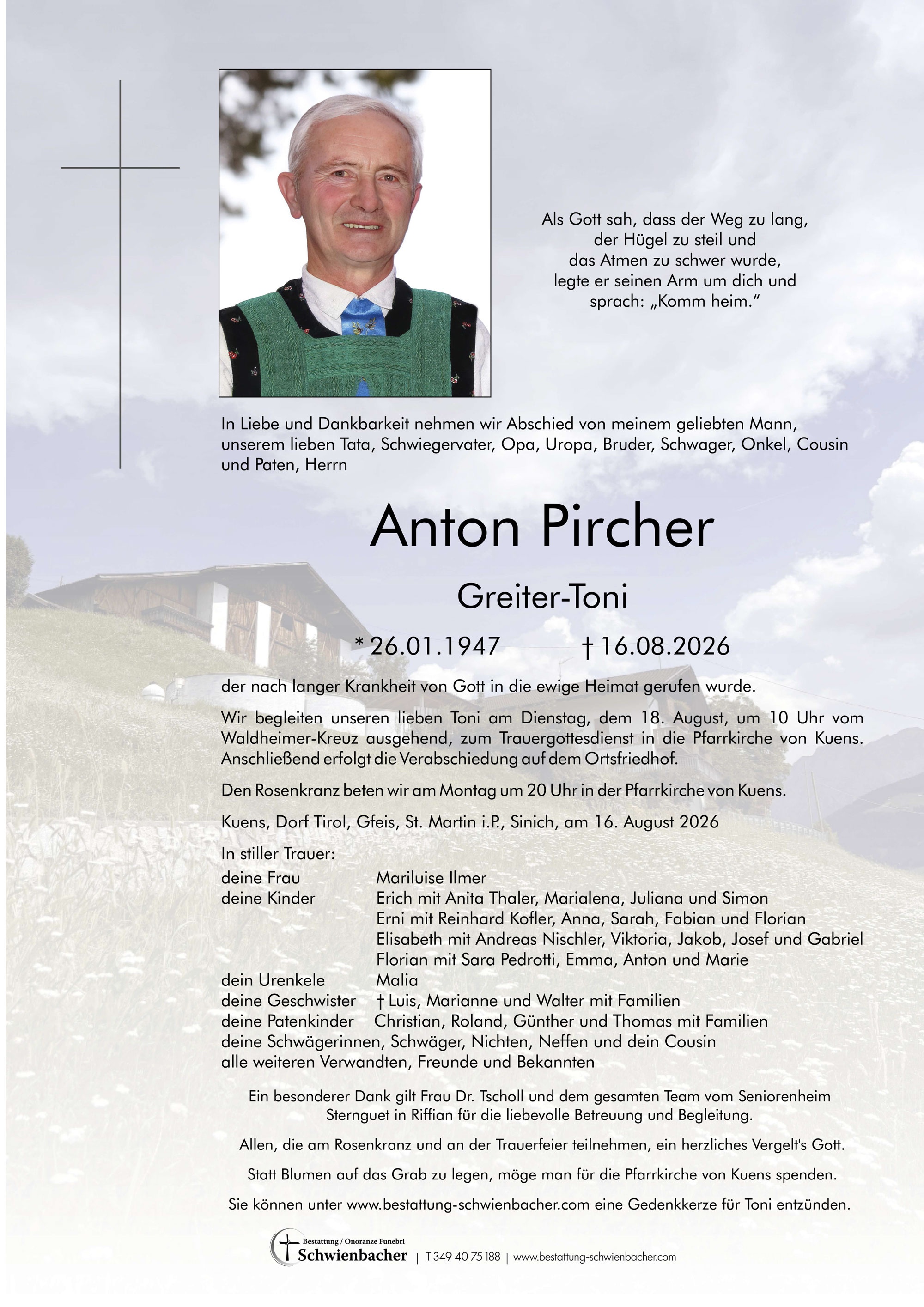Parte: Anton Pircher 