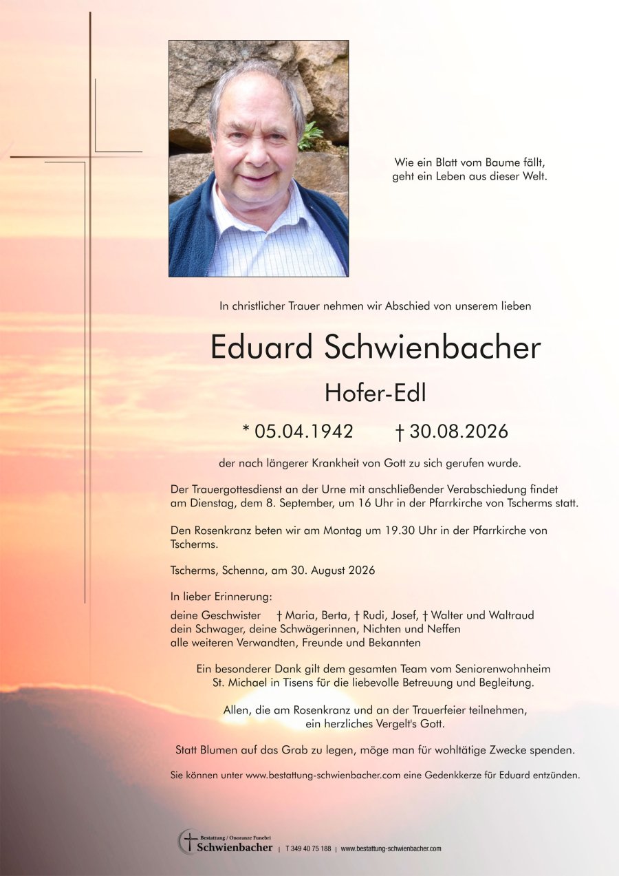 Parte: Eduard Schwienbacher