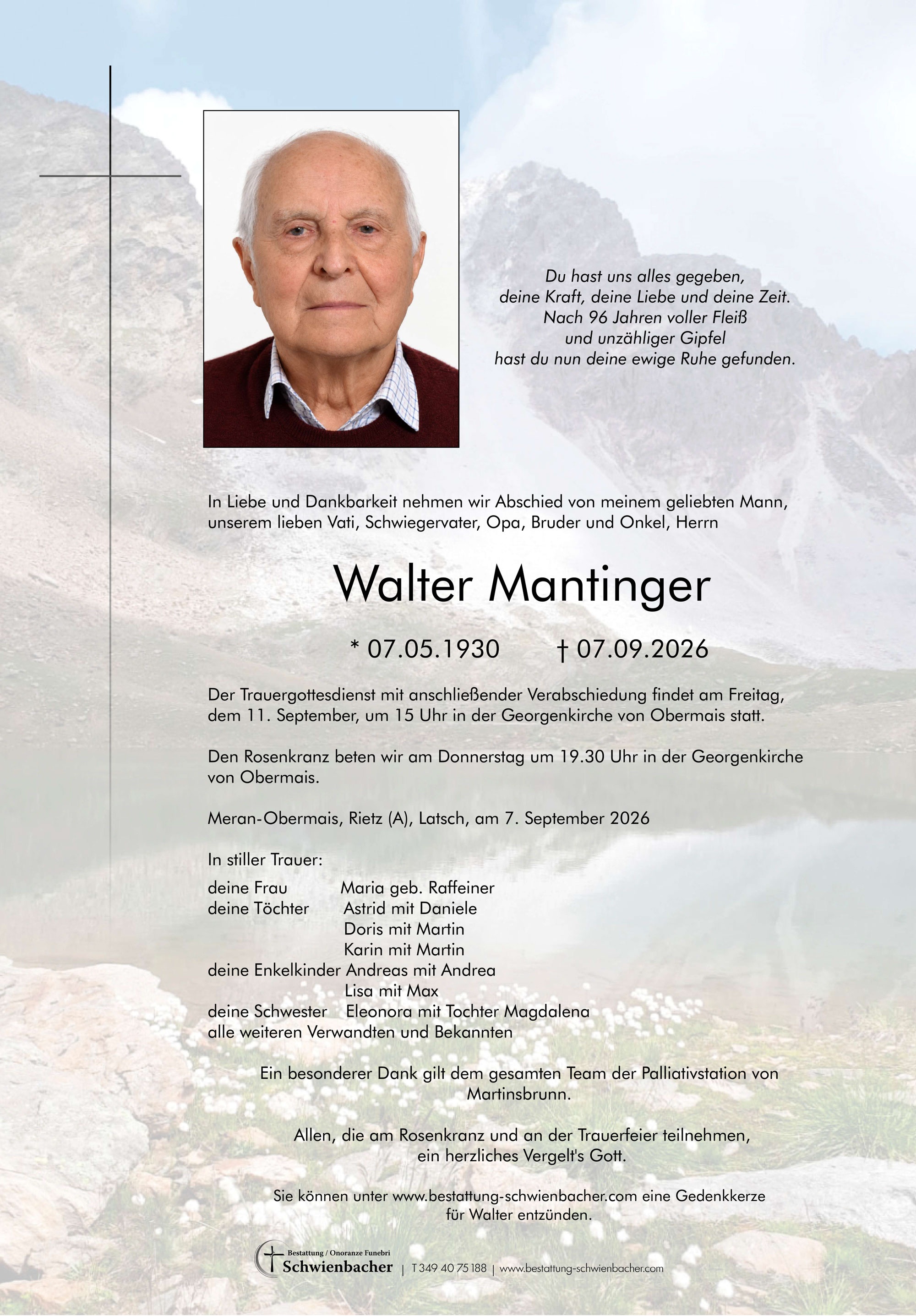 Parte: Walter Mantinger 