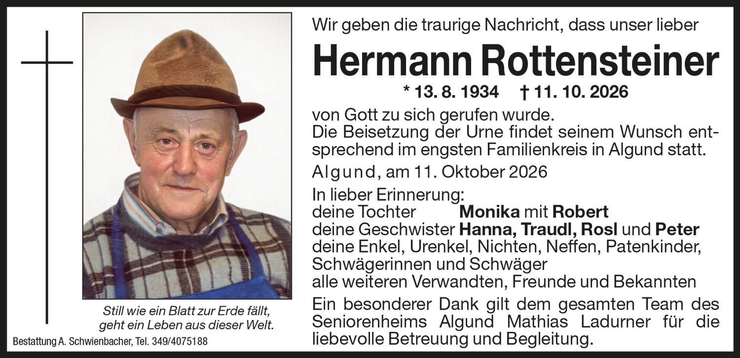 Medien: Hermann Rottensteiner