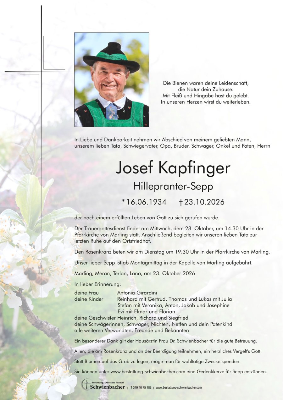 Parte: Josef Kapfinger