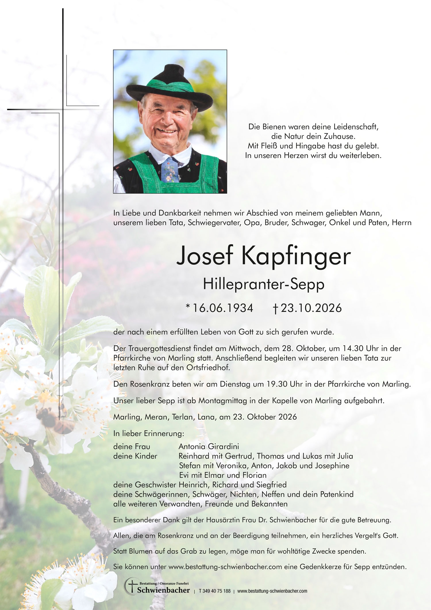 Parte: Josef Kapfinger 