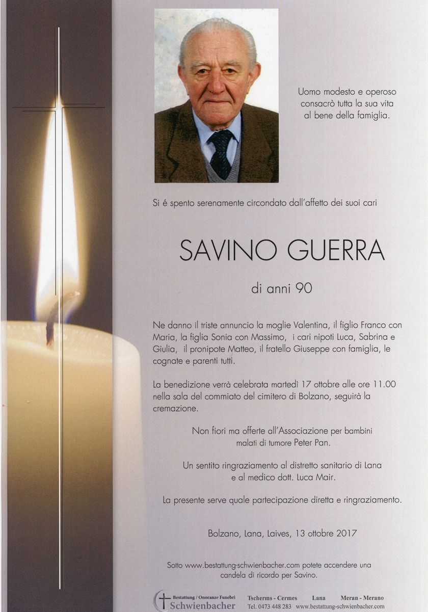 Parte: Savino Guerra 