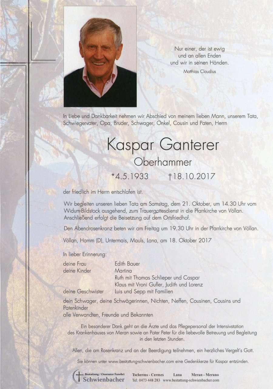 Parte: Kaspar Ganterer