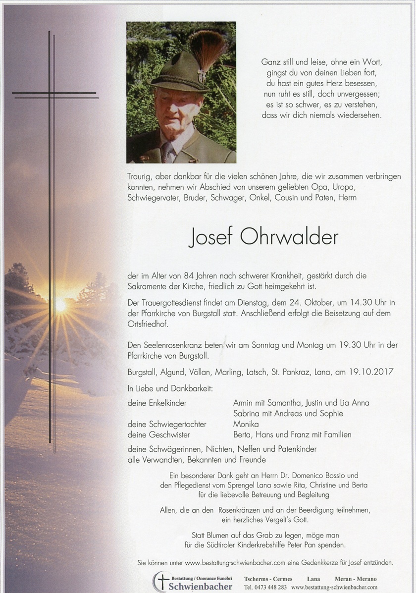 Parte: Josef Ohrwalder 