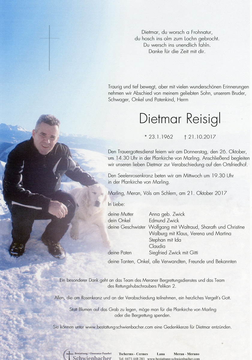Parte: Dietmar Reisigl 