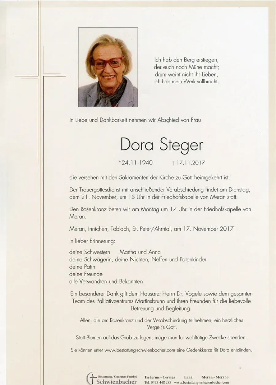 Parte: Dora Steger