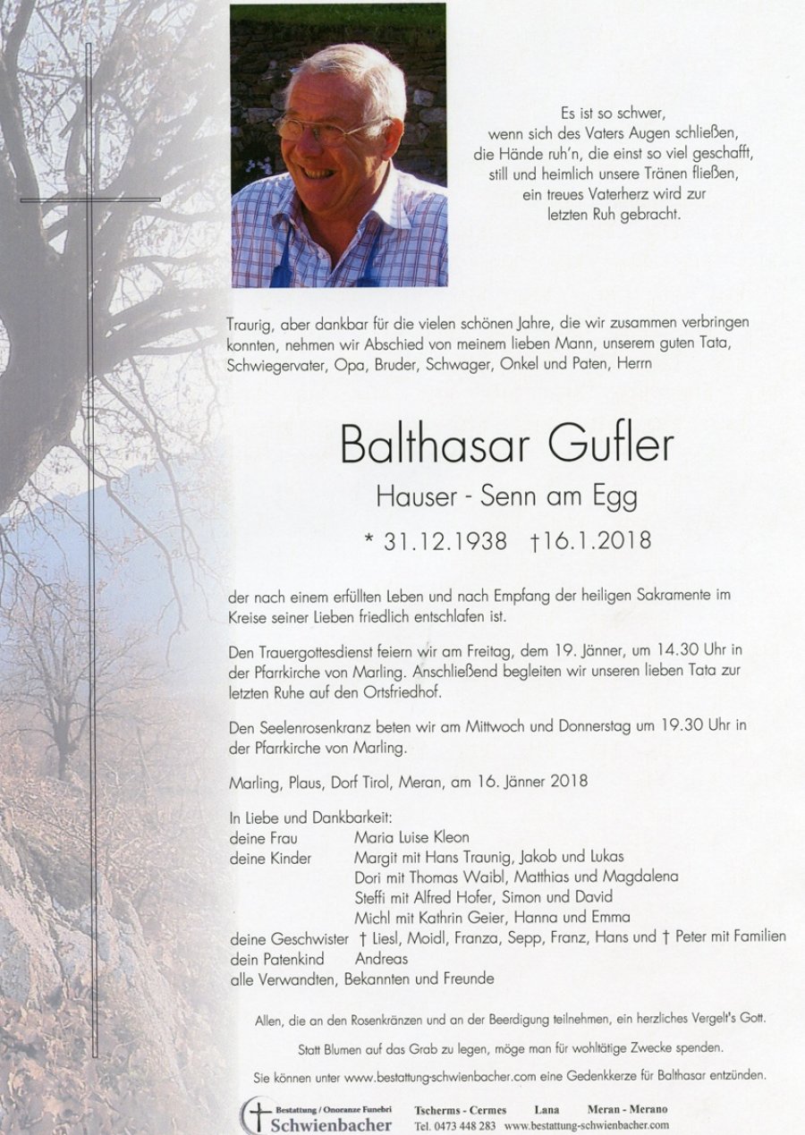 Parte: Balthasar Gufler