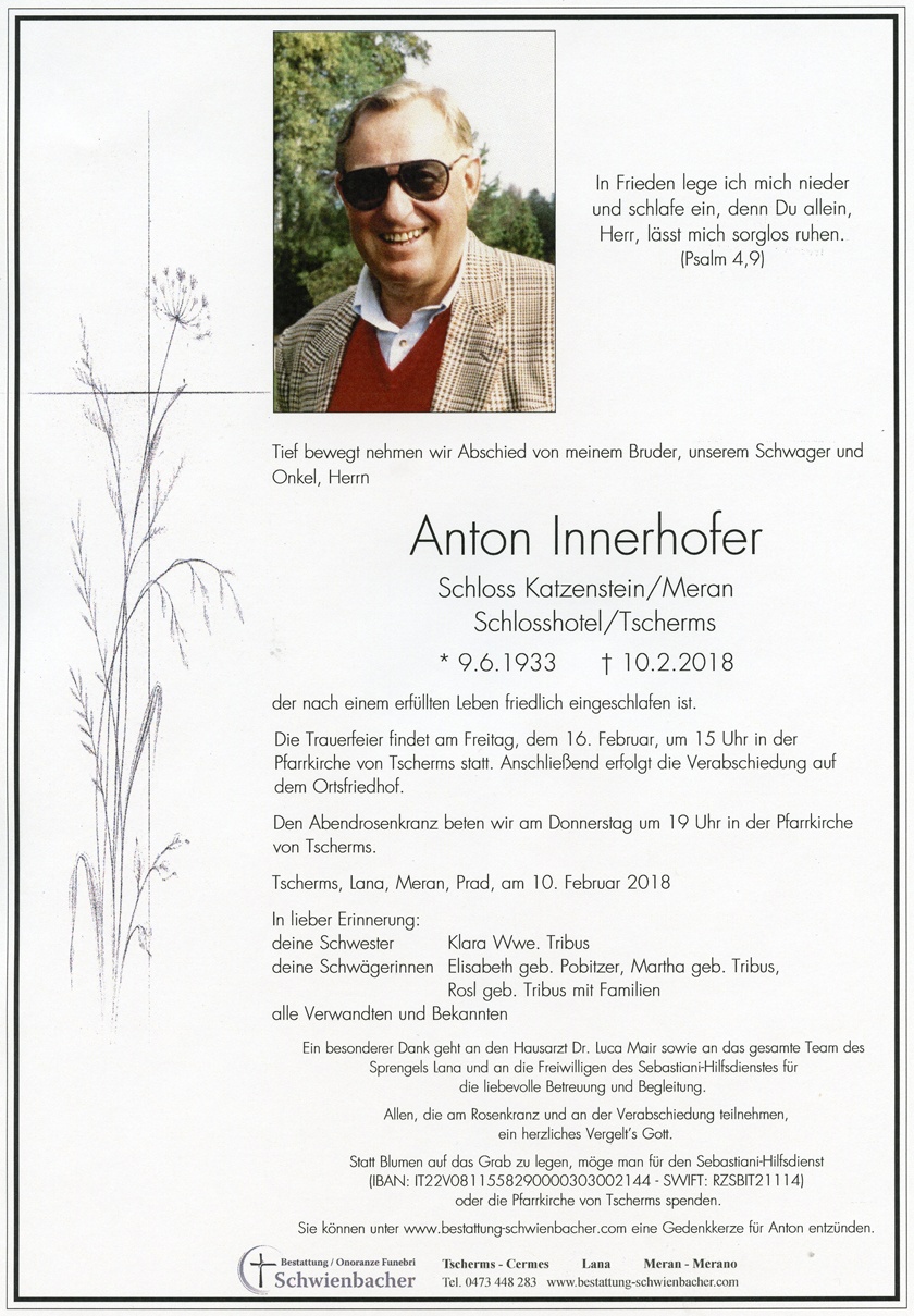 Parte: Anton Innerhofer 
